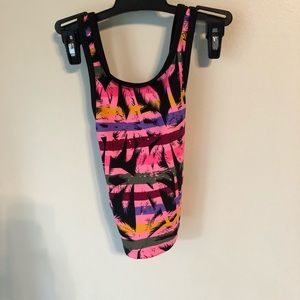 NWT ARIZONA BRAND GIRLS 2 PIECE SWIMWEAR SET MULTICOLOR Pink Size 4/5 UPF50